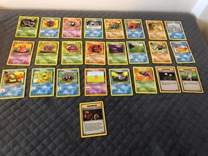 25 Of 62 1999 Fossil Set Pokemon TCG Twenty Five Card Lot Original Playing 1B - Picture 1 of 15