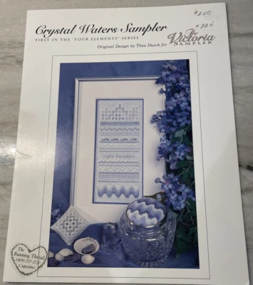 Crystal Waters The Victoria Sampler Leaflet #15 Cross Stitch Pattern Thea Dueck - Image 1 of 4