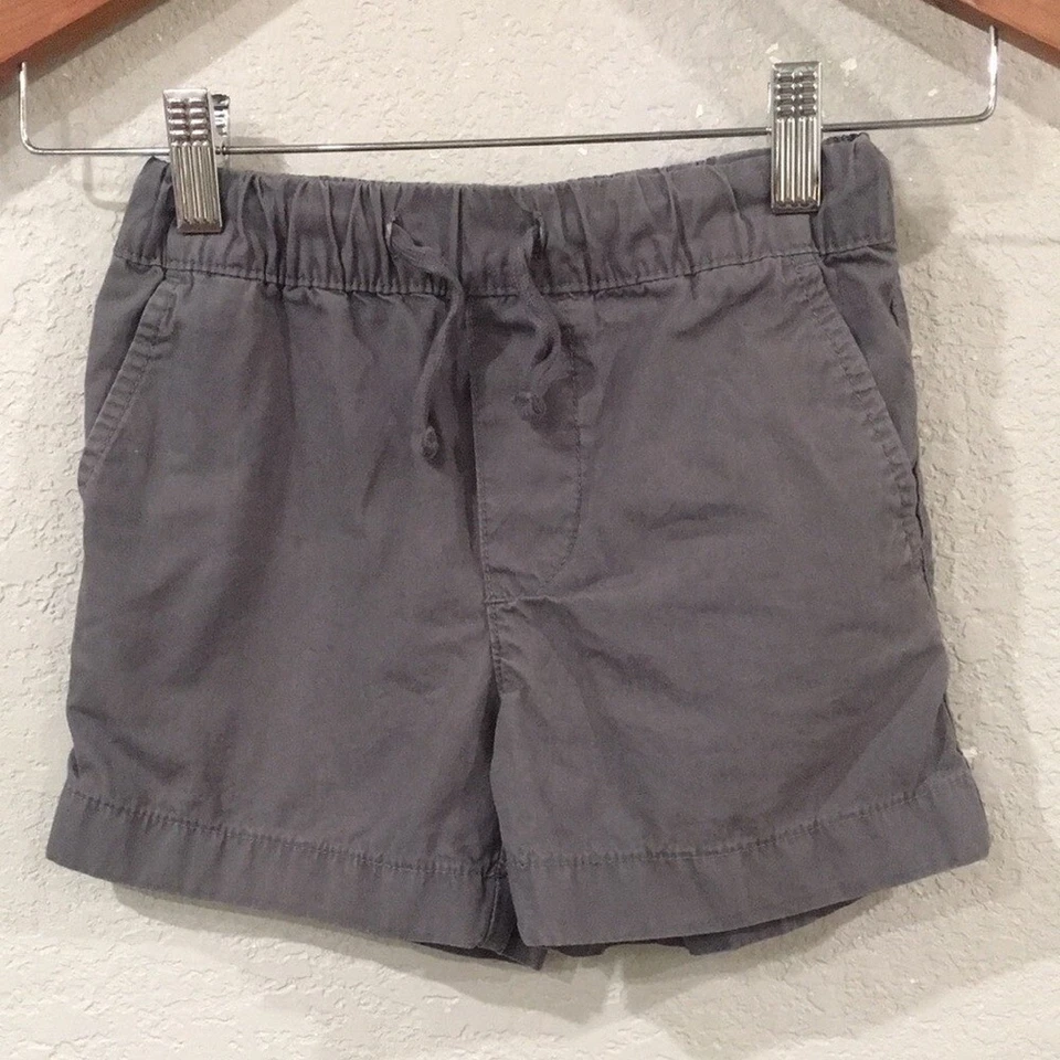 Carter's Niños 5 Pantalones Cortos Gris Tirar de Caqui Cordón 100% Algodón Verano Outdoot Foto 1 de 4