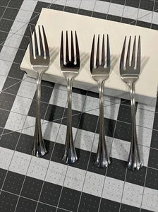 Pfaltzgraff Margate (4) Salad Forks Stainless Flatware Korea - Picture 1 of 7