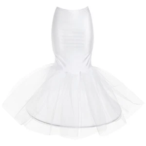 Wedding Petticoat Miss Bride Mermaid Weadding Dress Skirt Hoop Women - Picture 1 of 11