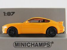 Minichamps 870 087024 Ford Mustang Coupé (2018) in orangemetallic 1:87/H0