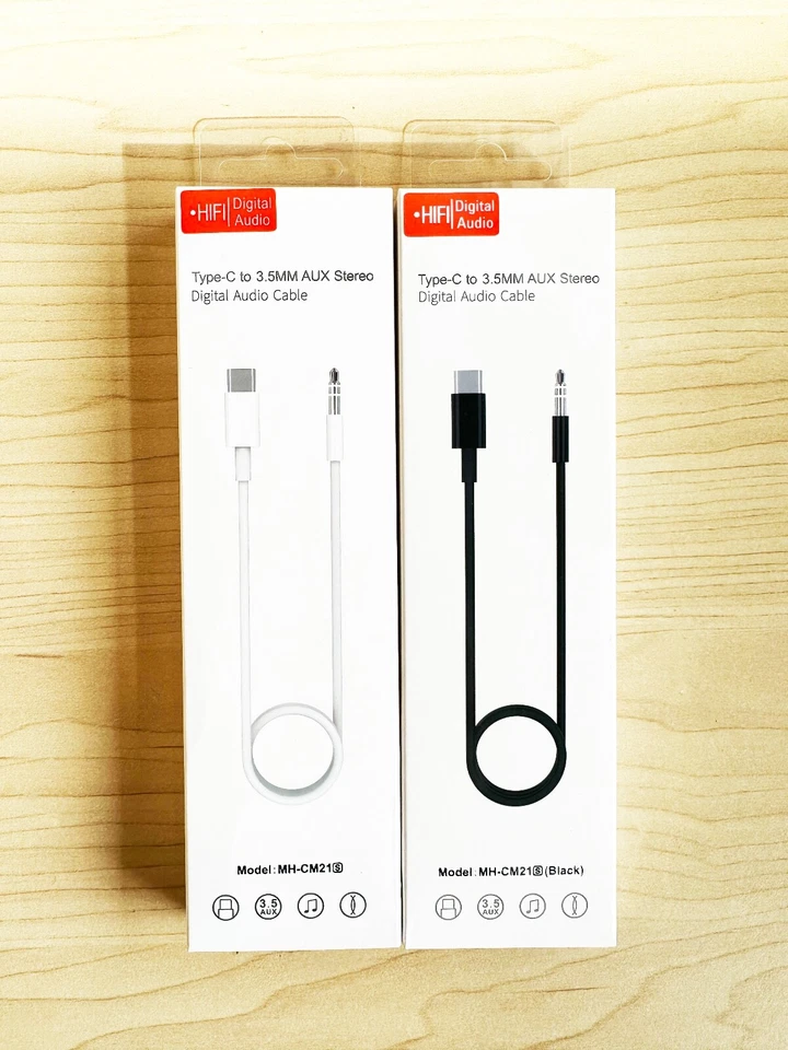 Adaptador de cable de audio USB-C a AUX 3,5 mm Galaxy S21 S22 Ultra Plus Note 8 9 10 11 Foto 1 de 2