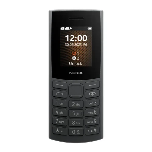 Teléfono Móvil NOKIA 105 4G Negro 1.8" Unisoc T107 Bluetooth 1450mAh S30+ Foto 1 de 2