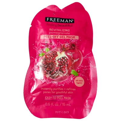 Freeman Pomegranate Revitalising Peel-Off Gel Face Mask - Image 1 of 4