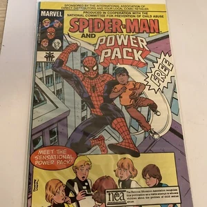 Spider-Man and Power Pack - Child Abuse Prevention Promo Comic NEA 1984 Marvel - Bild 1 von 4
