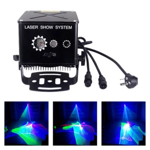 Waterproof 2W RGB Aurora Projector Laser Lights DMX DJ Show Decor Stage Lighting - Picture 1 of 12
