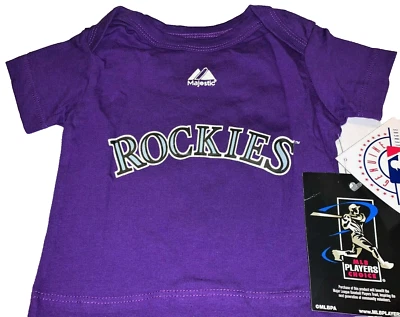 特洛伊·图洛维茨基科罗拉多落基山脉棒球队球衣衬衫全新! 婴儿 0 3 个月 — 第 1/2 张图片