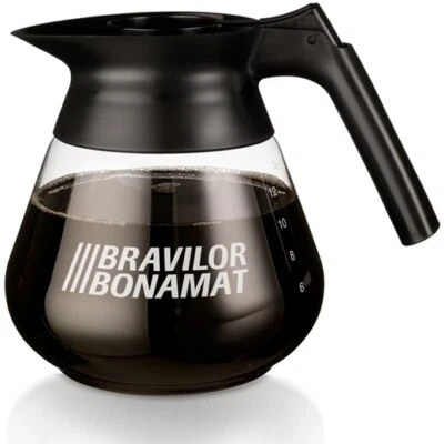 1.7 Litre Bravilor Bonamat Glass Decanter Jug With Built In Lid - Image 1 of 4
