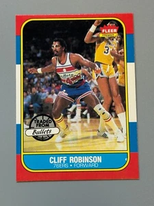 1986 Fleer Basketball #93 Cliff Robinson - EX/NM - Picture 1 of 2