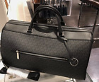 Michael Kors Jet Set Travel XL Duffle Luggage Bag - Black/Silver