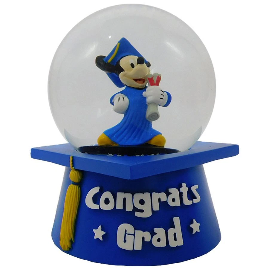 Disney Mickey Graduation Musical Water Globe