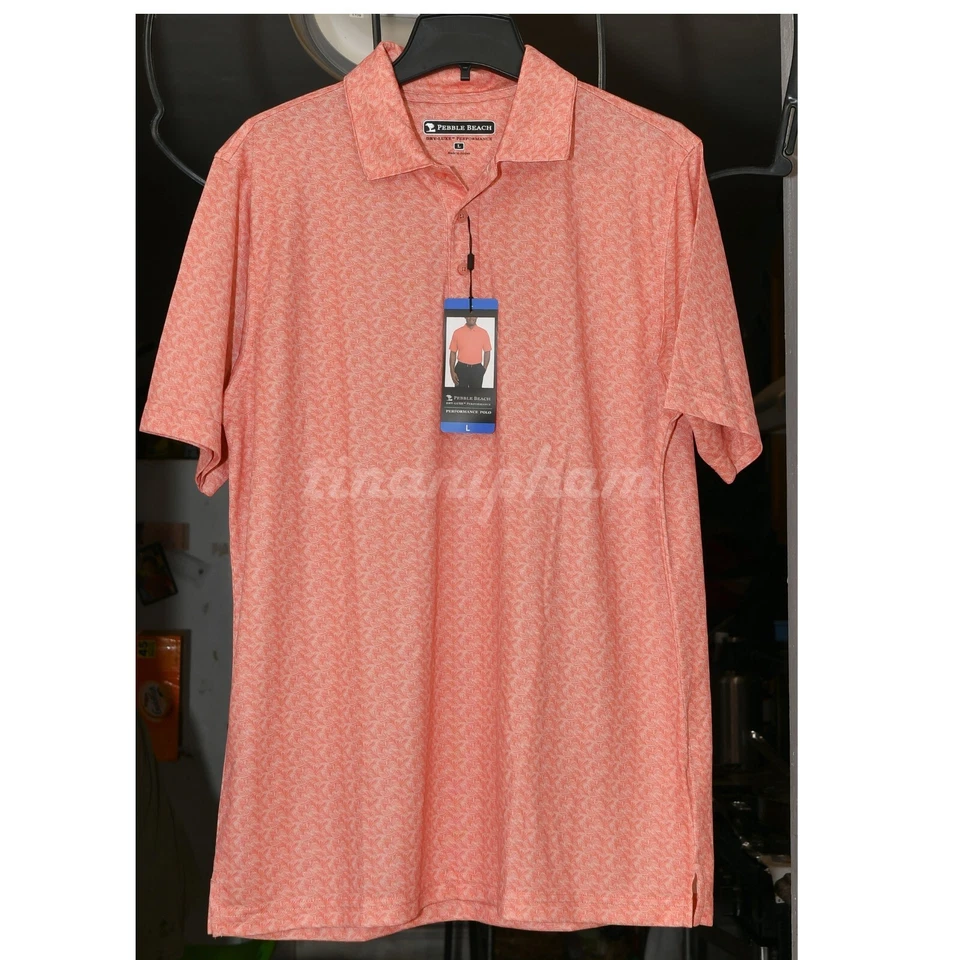 5 colors of  Pebble Beach Dry-Luxe Performance Golf Polo Shirt - Image 1 of 1