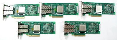Lot of 5 Qlogic PX2810403-01 8Gbps  Dual Port Fiber Host Bus Adapter QLE2562-SUN - Image 1 of 4