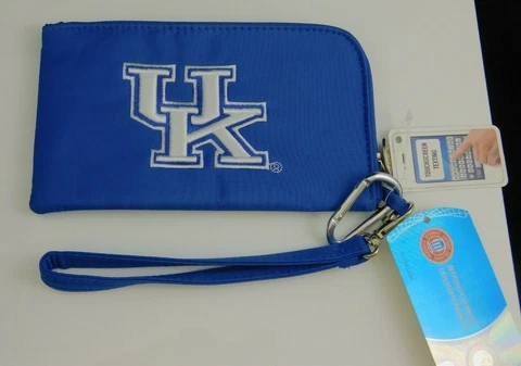 Kentucky Wildcats ID Wallet Wristlet Cell Phone Case Charm 14 Purse NCAA Cover