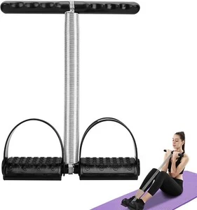 Elastic Sit Up Equipment, Abdominal and LegTrainer, Pedal Puller, Sit Up Black - Picture 1 of 7