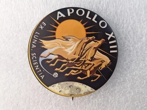 Original 1970 NASA Apollo 13 Mission Button - Very Fine Condition see descript - Picture 1 of 12