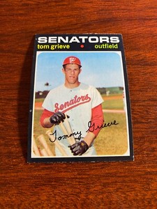 1971 Topps #167 Tom Grieve. EX