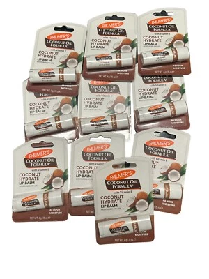 Palmer’s Coconut Oil Formula Moisturizing Lip Balm NEW SPF 15 Lot Of 10 NIP - Image 1 of 2