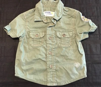 Genuine Kids Baby Boys Short Sleeve Shirt 12M Foto 1 de 4