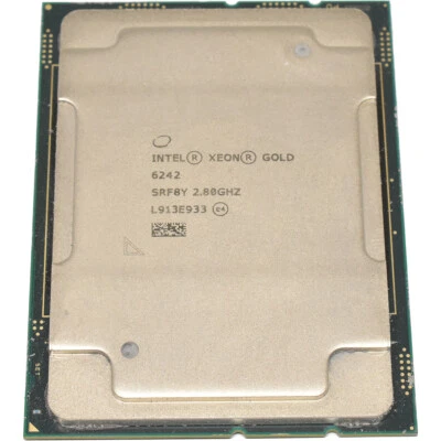 Intel Xeon Gold Processor 6242 16-Core 2.80GHz 22MB Cache SRF8Y FCLGA3647 - Image 1 of 4