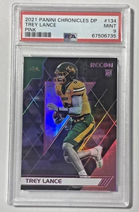 2021 Panini Chronicles Recon Draft Picks #134 Trey Lance PSA 9 Mint Pink Pop 1! - Bild 1 von 2