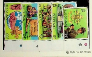GB - ISLE OF MAN Sc 207-11 NH ISSUE OF 1982 - SCOUTS - (SC1) - Picture 1 of 1