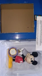 Vintage Verichron Mickey Mouse Figur Uhr funktioniert...NEU im Karton - Bild 1 von 7