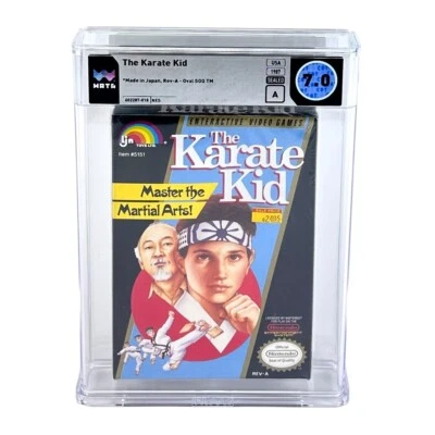 NES Karate Kid WATA 7.0 Factory Sealed Graded Nintendo Game Oval SOQ Seal - Image 1 of 3