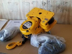 New Harrington Manual Chain Trolley Hoist 2000 lb Cap 10 ft Lift NTH010-10 1 Ton - Picture 1 of 1