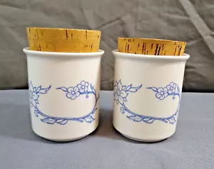 ARABIA Finland Spice Jar with Cork Stopper - Blank Jars Set of 2 - Picture 1 of 13