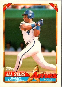 1990 Topps Ames All-Stars Danny Tartabull #33 Kansas City Royals