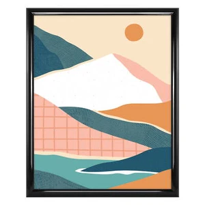 16x20 Rounded Black Poster Picture Frame - Picture 1 of 5