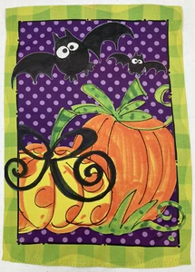 Breeze Art 12,5" x 18" Solar Seide Polyester zweiseitige Halloween Garten Flagge - Bild 1 von 3