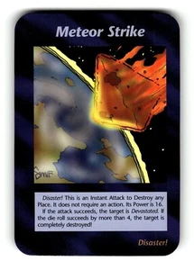 Meteor Strike Card Unlimited INWO Illuminati New World Order Game - Picture 1 of 4