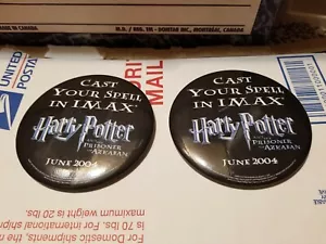 HARRY POTTER AND THE PRISONER OF AZKABAN  BUTTONS - Picture 1 of 2