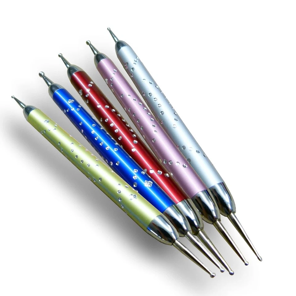 Doppel Spot Swirl Dotting Tool Marmorierwerkzeug Glitter - Bild 1 von 1