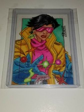 2010 Marvel Dangerous Divas - Buddy Prince Sketch Card 