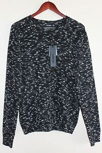 Mens Antony Morato Long Sleeve Sweater XL Trim Slim Fit Wool Blend Black