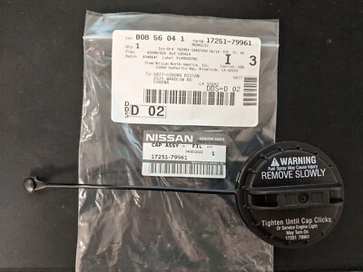 GENUINE OEM Nissan Fuel Tank Filler Cap Assembly for Frontier 350Z (17251-79961) - Image 1 of 4