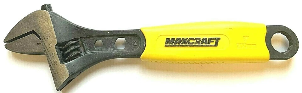 MAXCRAFT 8" ADJUSTABLE WRENCH #62304 - NEW! - Image 1 of 4
