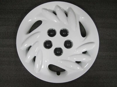 Un (1) Nuevo OEM 1997-1999 14" Dodge Neón Blanco Tapacubos Cubierta Rueda 4656825 521 Foto 1 de 3