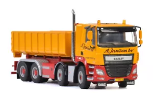 1:50 for WSI FOR DAF CF DAY CAB 8X4 HOOK LIFT SYSTEM + HOOKLIFT CONTAINER 15M3 - Picture 1 of 3