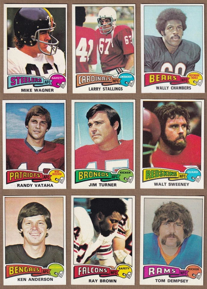 1975 Topps Football (133-264) * You Pick * Conditions Listed - Image 1 of 1