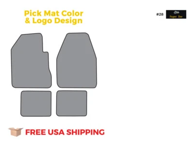 FITS 1968-1970 Dodge Coronet Super Bee 2DR 4spd Floor Mat 4pc Loop — 第 1/4 张图片