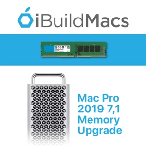 384GB (6x 64GB) 2933MHz DDR4 ECC Memory for Apple Mac Pro Tower 7,1 2019