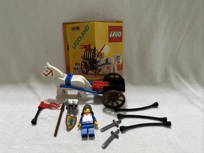 Conjunto Lego Vintage 6016 ~ Knight’s Arsenal ~ 1987 ~ Completo com Capa - Imagem 1 de 4