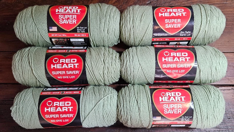 Hilo Red Heart SUPER SAVER🧶28-COLORES🧶3,7 Thur 7 oz. Madejas🧶VENDIDO POR MADEJA Foto 1 de 1
