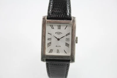 Rotary Elite .925 Silver Dress Watch Ref 11513 Quartz Working - image 1 of 4