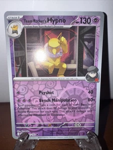 Team Rocket's Hypno 080/182 Sv10: Destined Rivals Reverse Holo - Picture 1 of 2